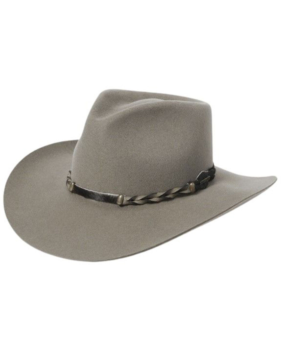 Stetson Drifter 4X Buffalo Fur Felt Hat, Stone, hi-res