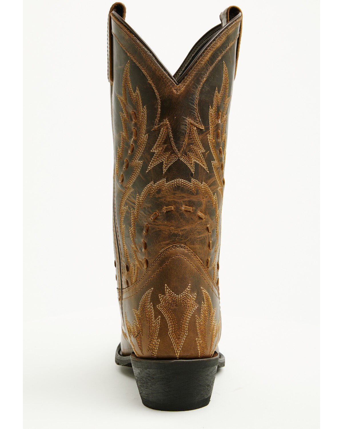 Image #5 - Laredo Men's Ryker Western Boots - Snip Toe, Brown, hi-res
