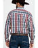 Image #2 - Resistol Men's Halo Med Plaid Long Sleeve Western Shirt, Red, hi-res