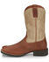 Image #3 - Justin Men's Canter Work Boots - Steel Toe , Brown, hi-res