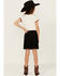 Image #3 - Trixxi Girls' Fringe Skirt , Black, hi-res