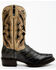 Image #2 - Dan Post Men's Exotic Eel Western Boots - Square Toe, Black, hi-res