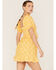 Image #4 - Show Me Your Mumu Women's Sophie Floral Print Mini Dress, Mustard, hi-res