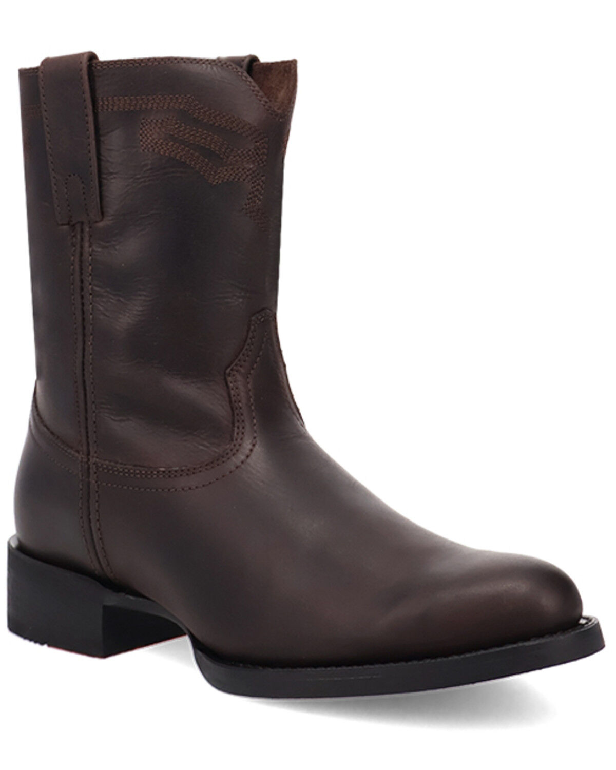 Laredo Men's Obsidian League Performance Roper Ankle Boots - Round Toe, Brown, hi-res