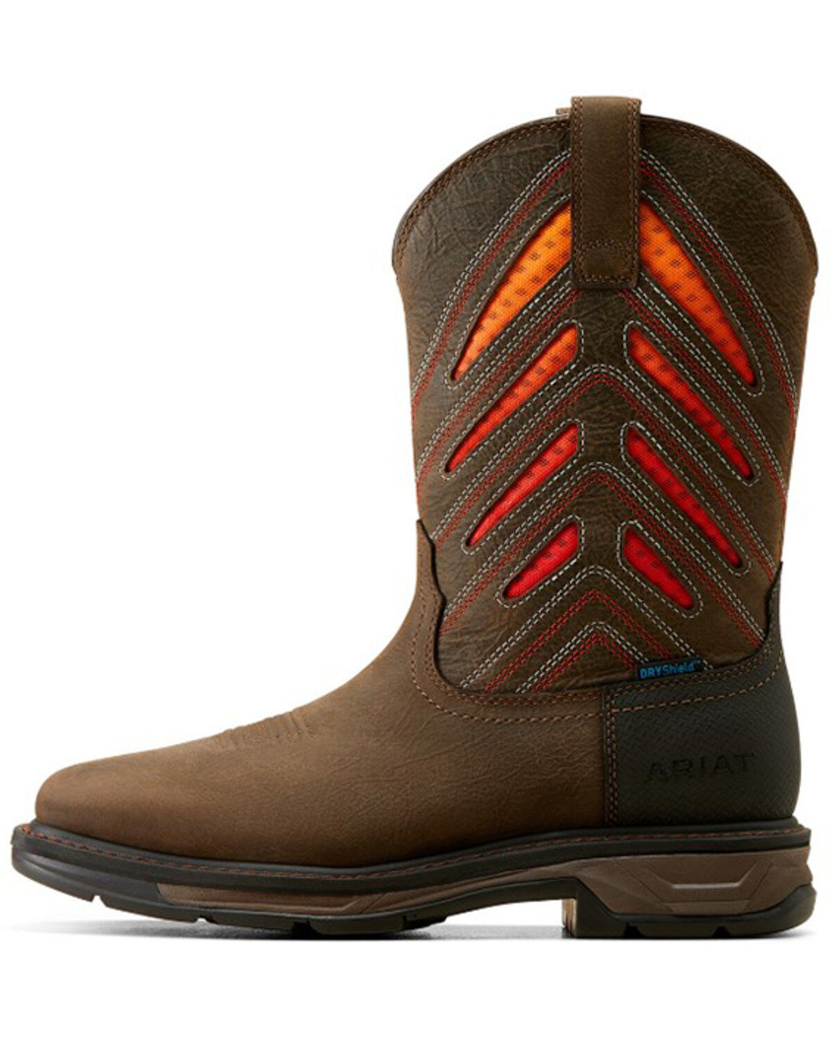 Image #2 - Ariat Men's WorkHog&reg; XT VentTEK Waterproof Work Boots - Soft Toe, Brown, hi-res