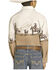 Image #2 - Panhandle Slim Boys' Cowboy Border Long Sleeve Snap Western Shirt, Tan, hi-res