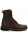 Image #2 - Justin Men's Stampede Lace-Up Work Boots - Soft Toe, Brown, hi-res