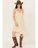 Image #1 - Cleo + Wolf Women's Beatrice Solid Sleeveless Midi Dress , Oatmeal, hi-res