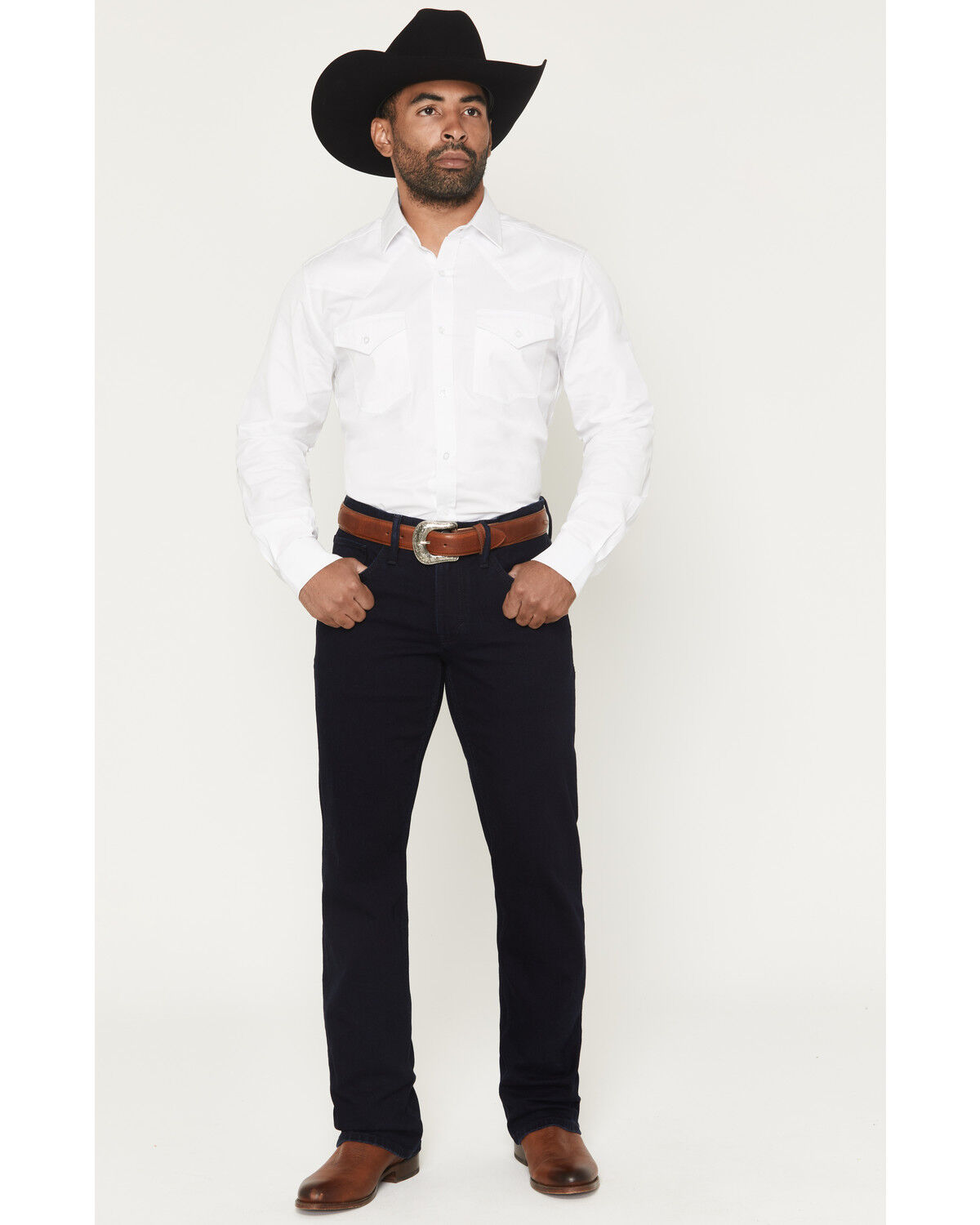 Cody James Black 1978&reg; Men's Mitchum Wash Dexter Slim Bootcut Stretch Denim Jeans, Dark Wash, hi-res