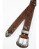 Image #2 - Shyanne Women's Brown Tooled Floral Cut Out Underlay Western Belt, Brown, hi-res