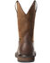 Image #3 - Ariat Men's Groundbreaker Met Guard Western Work Boots - Steel Toe, Brown, hi-res