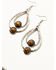 Image #2 - Shyanne Women's Americana Teardrop Earrings , Silver, hi-res