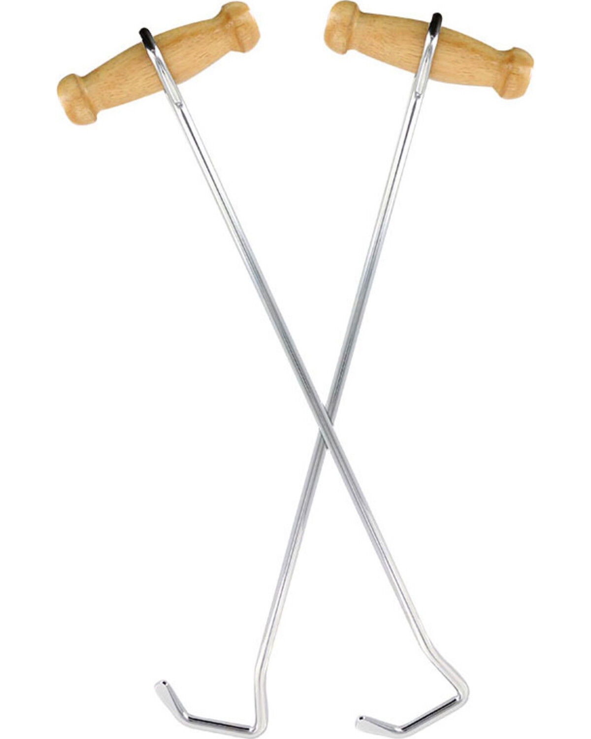 BB Ranch&reg; 13" Boot Hooks, Silver, hi-res