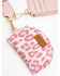 Image #3 - Wrangler X Boot Barn Women's Leopard Print Keychain Wallet, Pink, hi-res