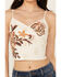 Image #3 - Idyllwind Women's Jessamine Embroidered Beaded Crop Top , Ivory, hi-res