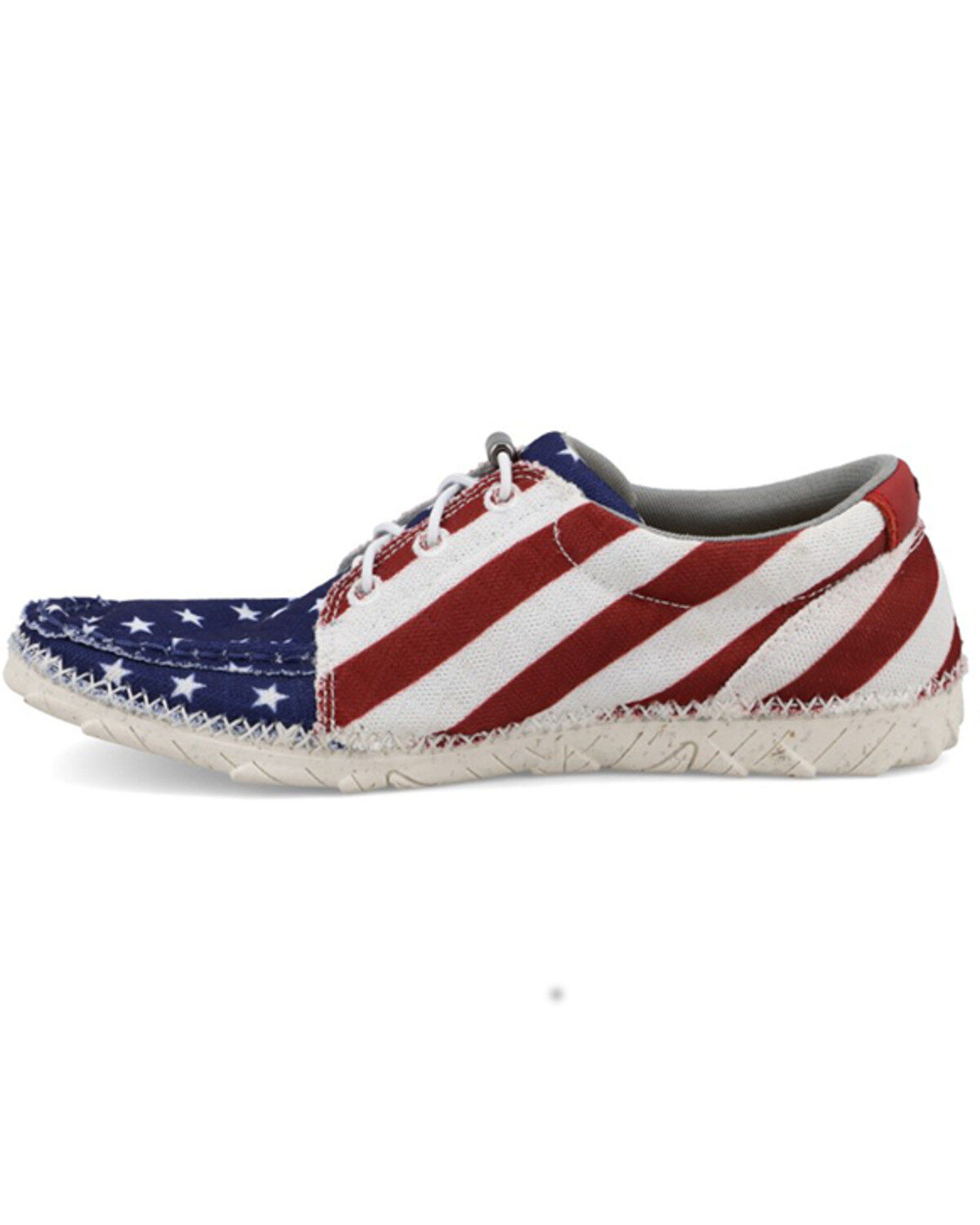 Image #3 - Twisted X Women's Zero-X&trade; Casual Shoes - Moc Toe, Red/white/blue, hi-res