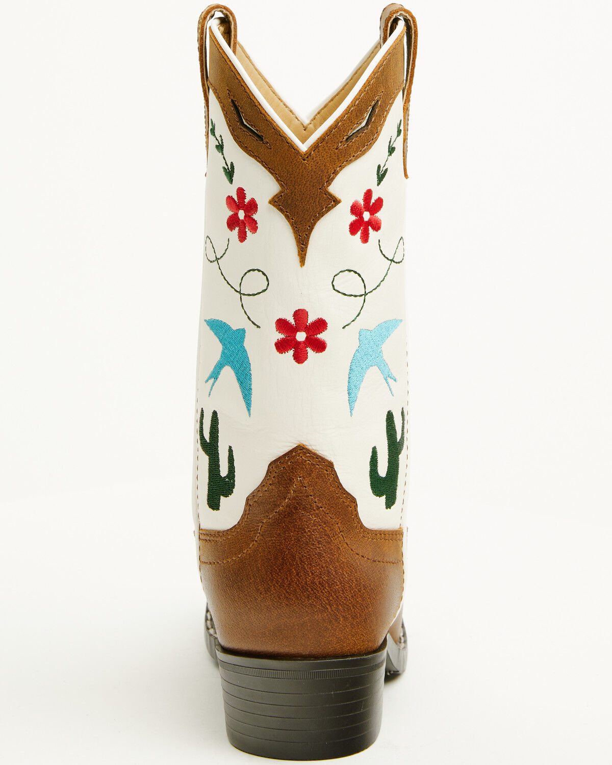 Image #5 - Shyanne Girls' Sadie Western Boots - Round Toe, Brown, hi-res