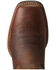 Image #4 - Ariat Men's Cliff Sport All Country Western Performance Boots - Broad Square Toe, Brown, hi-res