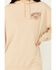 Image #2 - Cleo + Wolf Women's Whiskey Washed Oversized Hoodie, Wheat, hi-res