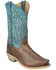 Image #1 - Smoky Mountain Men's Santa Fe Western Boots - Square Toe , Multi, hi-res