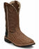 Image #1 - Justin Men's Derrickman Western Work Boots - Composite Toe, Camel, hi-res