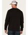 Image #4 - Lucky Brand Workwear Men's Solid Core Logo Long Sleeve Work Shirt, Black, hi-res