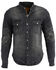 Image #1 - Milwaukee Performance Men's Denim Biker Shirt, Black, hi-res