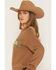 Image #2 - Wishlist Women's Fish Sweater, Brown, hi-res