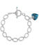 Image #2 - Montana Silversmiths Women's Untamable Heart Of Stone Bracelet, Silver, hi-res