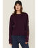 Image #1 - Carhartt Women's TENCEL&trade; Fiber Series Loose Fit Long Sleeve Graphic Sweatshirt, Purple, hi-res
