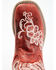 Image #6 - Shyanne Girls' Little Lasy Western Boots - Broad Square Toe, Red, hi-res