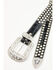 Image #3 - Shyanne Women's Rhinestone Studded Leather Belt , Black, hi-res