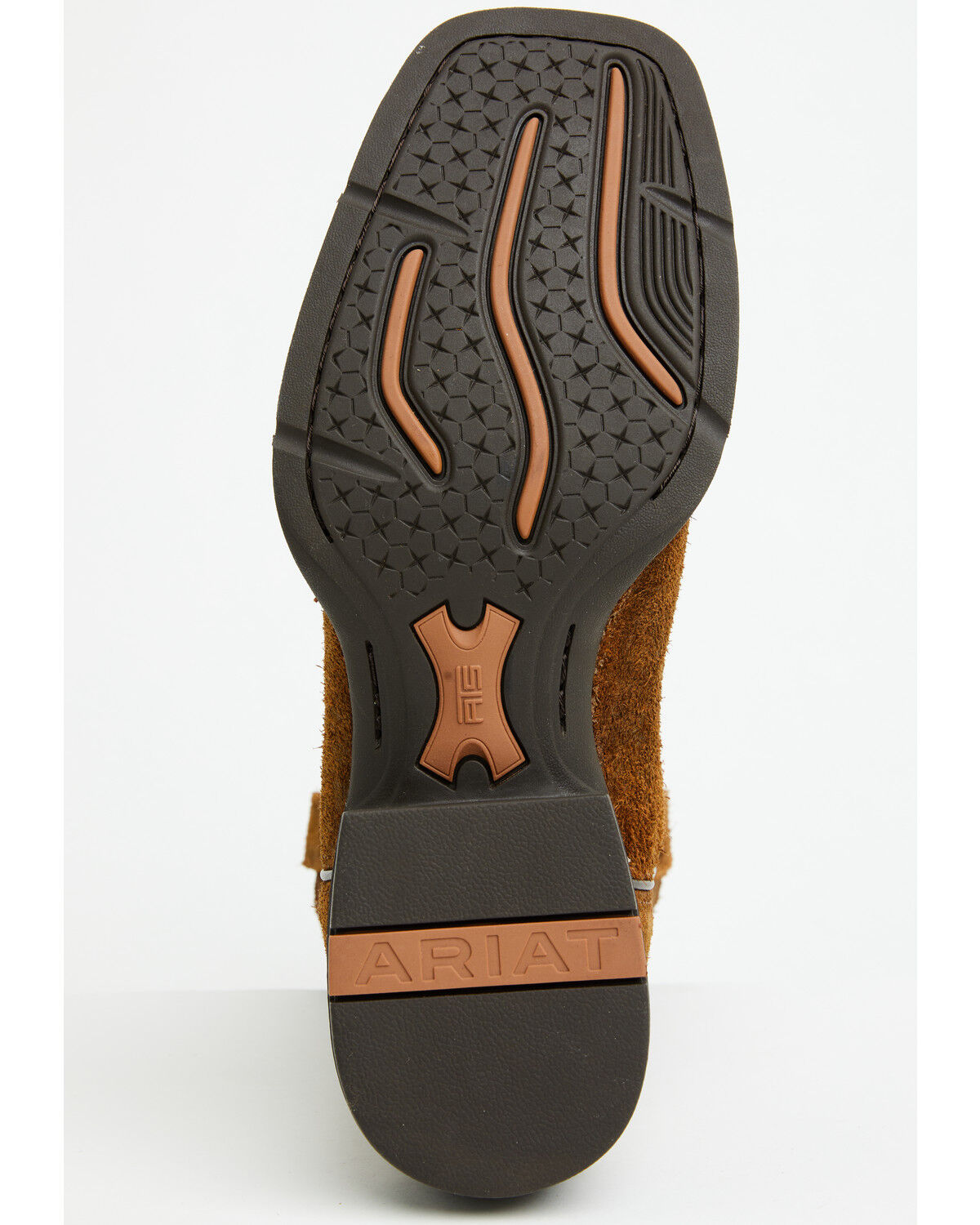 Image #7 - Ariat Men's Sport Big Country Roughout Performance Western Boots - Broad Square Toe, Brown, hi-res