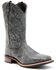 Image #1 - Laredo Men's Charcoal Geo Stitch Western Boots - Broad Square Toe, Charcoal, hi-res