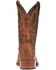 Image #6 - Double H Men's ICE Roper Western Work Boots - Broad Square Toe, Tan, hi-res