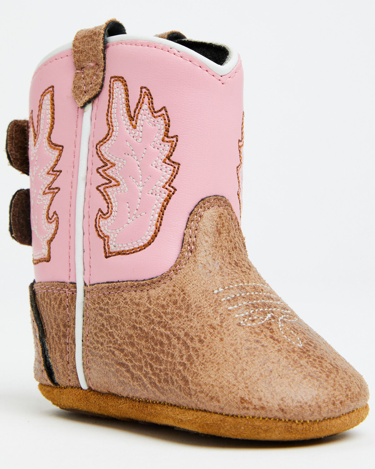 Boot Barn Infant Girls' Carter Western Boots - Round Toe, Pink, hi-res