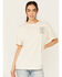 Image #2 - Cleo + Wolf Women's Avery Short Sleeve Boyfriend Graphic Tee, Cream, hi-res