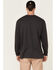 Image #5 - Carhartt Men's Loose Fit Heavyweight Long Sleeve Logo Graphic Work T-Shirt - Tall, Heather Grey, hi-res