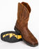 Image #8 - Cody James&reg; Men's Broad Square Toe Western Work Boots, Brown, hi-res
