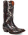 Image #1 - Dan Post Men's Emilio Outlay Western Boots - Snip Toe , Black, hi-res