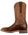 Image #3 - Lucchese Men's Rowdy Exotic Full-Quill Ostrich Western Boots - Square Toe, Chocolate, hi-res