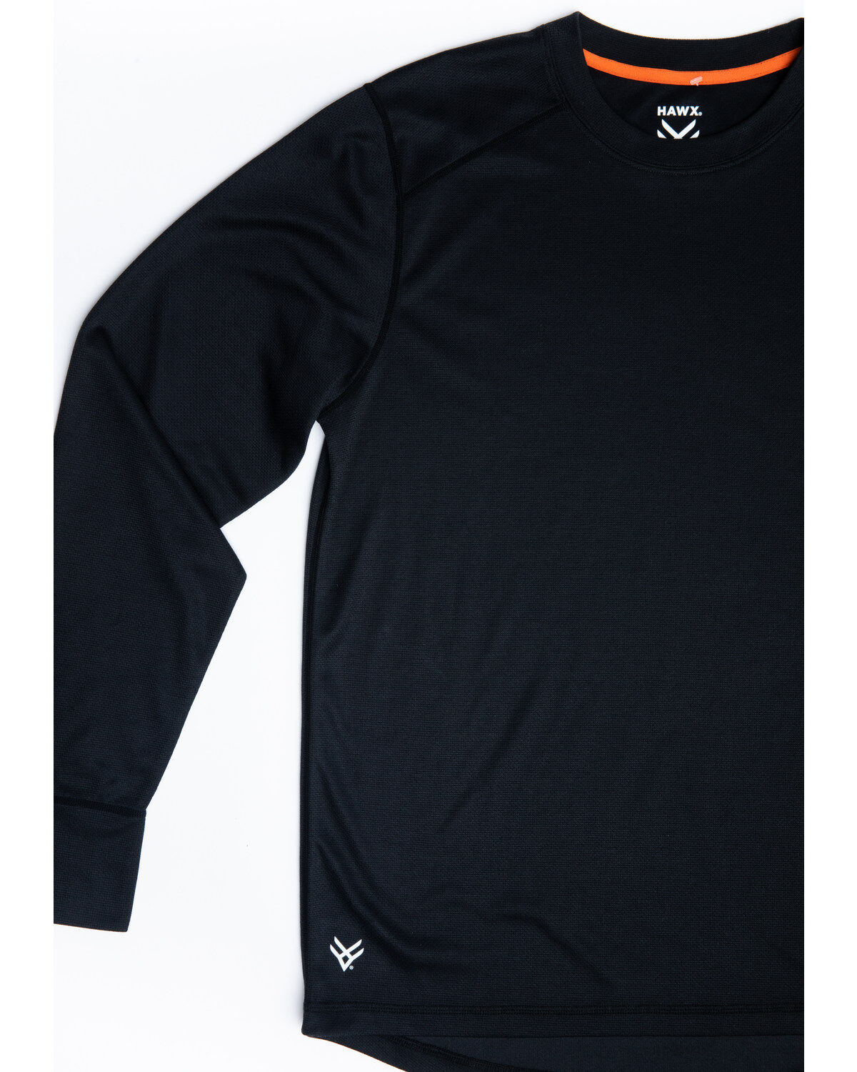 Image #2 - Hawx Men's Mid-Weight Base Layer Thermal Long Sleeve Work Shirt, Black, hi-res