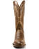 Image #4 - El Dorado Men's Embroidered Design Western Boots - Medium Toe, Chocolate, hi-res