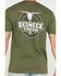 Image #4 - Cowboy Hardware Men's Redneck Tough Short Sleeve Graphic T-Shirt, Green, hi-res