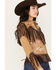 Image #2 - Shyanne Women's Embroidered Suede Fringe Jacket, Taupe, hi-res