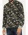 Image #3 - Moonshine Spirit&reg; Men's Now You See Me Burnout Camo Hooded Sweatshirt, Olive, hi-res