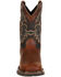 Image #5 - Durango Boys' Lil' Durango Western Boots - Square Toe, Brown, hi-res