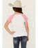 Image #4 - Rock & Roll Denim Girls' Yee Haw Short Sleeve Graphic Tee , Pink, hi-res