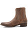 Image #3 - Frye Men's Austin Inside Zip Ankle Boots - Medium Toe , Brown, hi-res