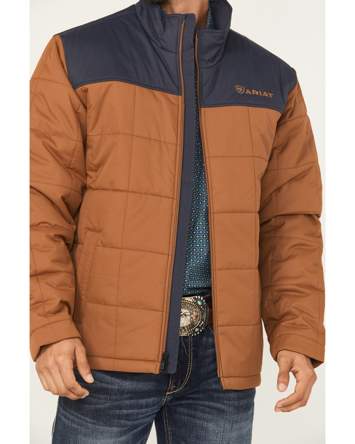 Image #3 - Ariat Men's Crius Concealed Carry Insulated Jacket, Camel, hi-res